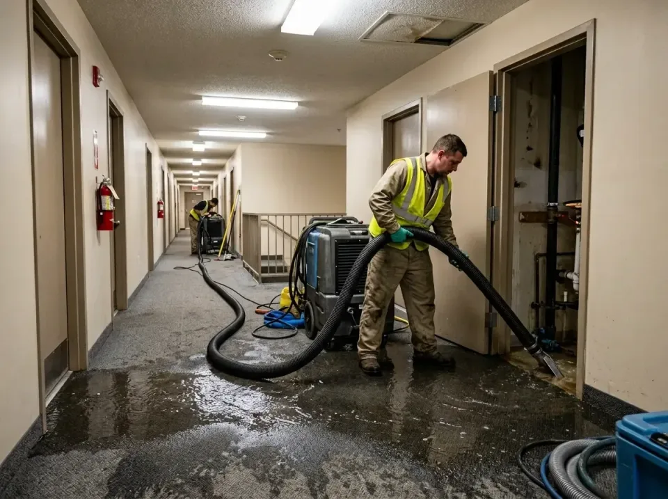 multi-unit-apartment-hallway-f-005 — frequently asked questions, Emergency Burst Pipe Water Extraction & Removal in Balch Sp…